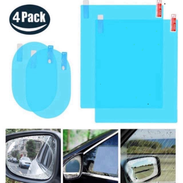 [Hỏa Tốc HCM] Bộ 4 Miếng Dán Gương Chiếu Hậu: Chống Nước và Chống Chói cho Xe Ô Tô, Xe Tải
