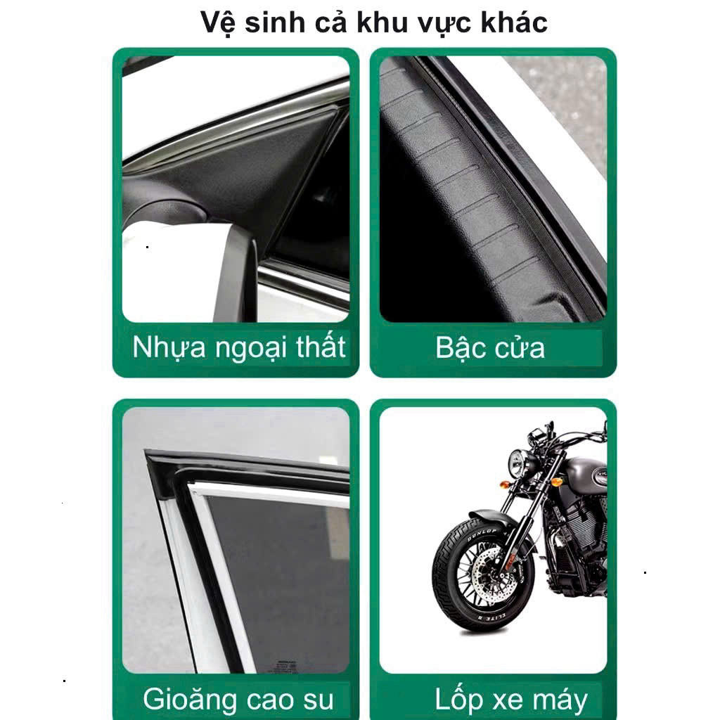 [Hỏa Tốc HCM] Chai Xịt Làm Mới Lốp Xe Ô Tô - Xe Máy 600ml Chính Hãng