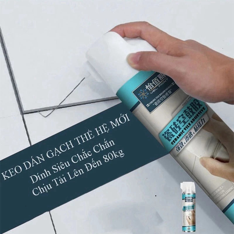 [Hỏa Tốc HCM] Keo Dán Gạch Loại Tốt 650ml - Siêu Chắc Chắn, Chịu Tải Lên Đến 80kg, Chống Thấm Tuyệt Đối