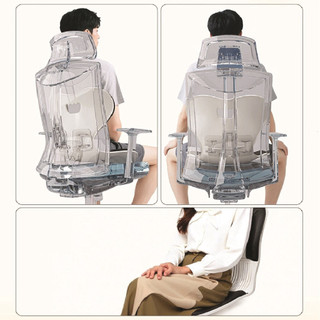 Ghế chỉnh dáng ngồi Zent chân xoay 360 độ, ghế công thái học chống gù lưng bản nâng cấp