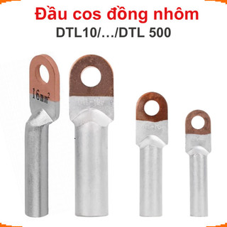 [Ưu đãi] (5 cái) Đầu cos đồng nhôm DTL 10-95mm2 bấm dây điện tải lớn CB