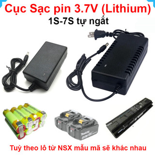 Sạc pin Lithium 1S - 4.2V đến 7S - 29.4V chân cắm 5.5*2.1mm