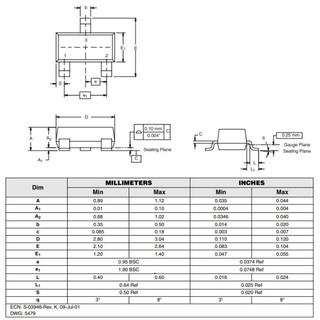 [Giá sỉ theo combo] (50 cái) Transistor BJT PNP dán SS850, SS8550, A1015, BC807, MMBT3906