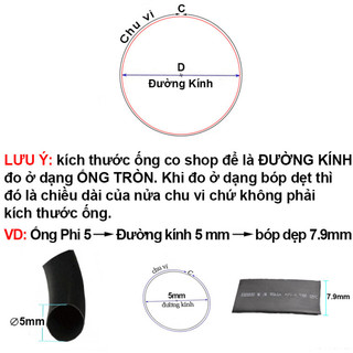 [Giá sỉ theo combo] Ống co nhiệt, ống gen cách điện, ống bọc dây điện 1-10mm