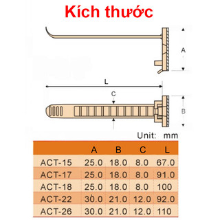 [Giá sỉ theo combo] (20 cái) Kẹp rút giữ dây ACT trắng/đen có keo dán 3M 1600T