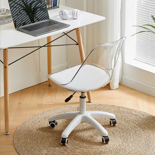 Ghế Xoay Trang Điểm Bằng acrylic Trong Suốt Thoải Mái Tiện Dụng Cho Văn Phòng / Phòng Ngủ