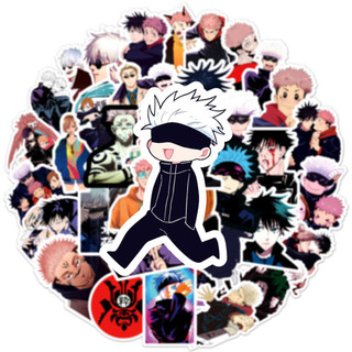 [50 Hình] Hình dán sticker hoạt hình anime Jujutsu Kaisen, nhãn dán Chú thuật hồi chiến
