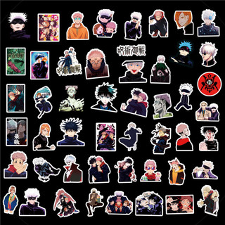 [50 Hình] Hình dán sticker hoạt hình anime Jujutsu Kaisen, nhãn dán Chú thuật hồi chiến