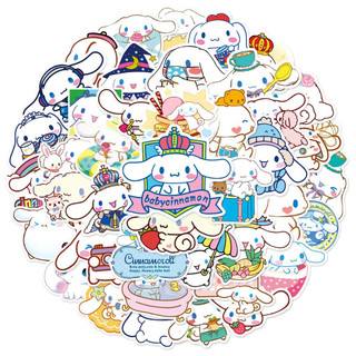 [50 Hình] Sticker hình thỏ tai lớn dán trang trí laptop, mũ nón bảo hiểm, vali, xe tay ga, ván trượt - DB.129