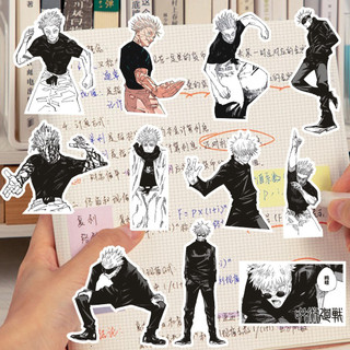 70 Sticker thầy Gojo Satoru Jujutsu Kaisen đen trắng dán trang trí anime manga ngầu