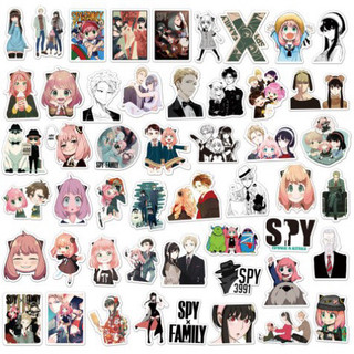 [50 Hình] Sticker SPY x Family dán trang trí laptop, mũ nón bảo hiểm, vali, xe tay ga, ván trượt - DB.145