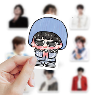 Set 100 stickers TNT, dãn nhán Thời đại thiếu niên đoàn trang trí, sưu tầm