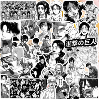 70 Sticker Attack On Titan đen trắng dán trang trí anime manga ngầu - ST.20