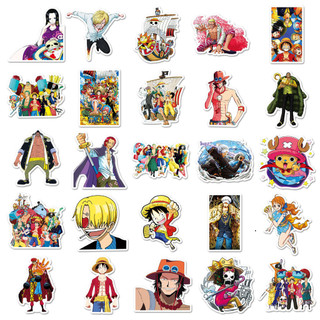 50 Hình Sticker One Piece cute dán trang trí laptop, mũ nón bảo hiểm, vali, xe máy ván trượt DB.235