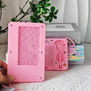 Móc Khóa Bóng Mê Cung Từ Tính 2 Trong 1 Nhiều Hình Trò Chơi Trí Tuệ Tập Trung Cho Trẻ Ngói- MK15