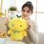 Gấu bông gà tròn 40cm, Gà đeo nơ màu vàng xinh xắn dễ thương