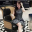Đầm nữ jean qc tay cộc 3 lỗ cột dây nơ dáng ngắn xòe xinh xắn đáng yêu cho nàng mặc đi chơi, dạo phố
