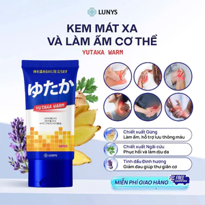 Kem Xoa Bóp Xương Khớp Yutaka Warm Hỗ Trợ Thư Giãn Cơ Thể, Làm Ấm Và Dễ Chịu, Gừng Ngải Cứu Đinh Hương 50g