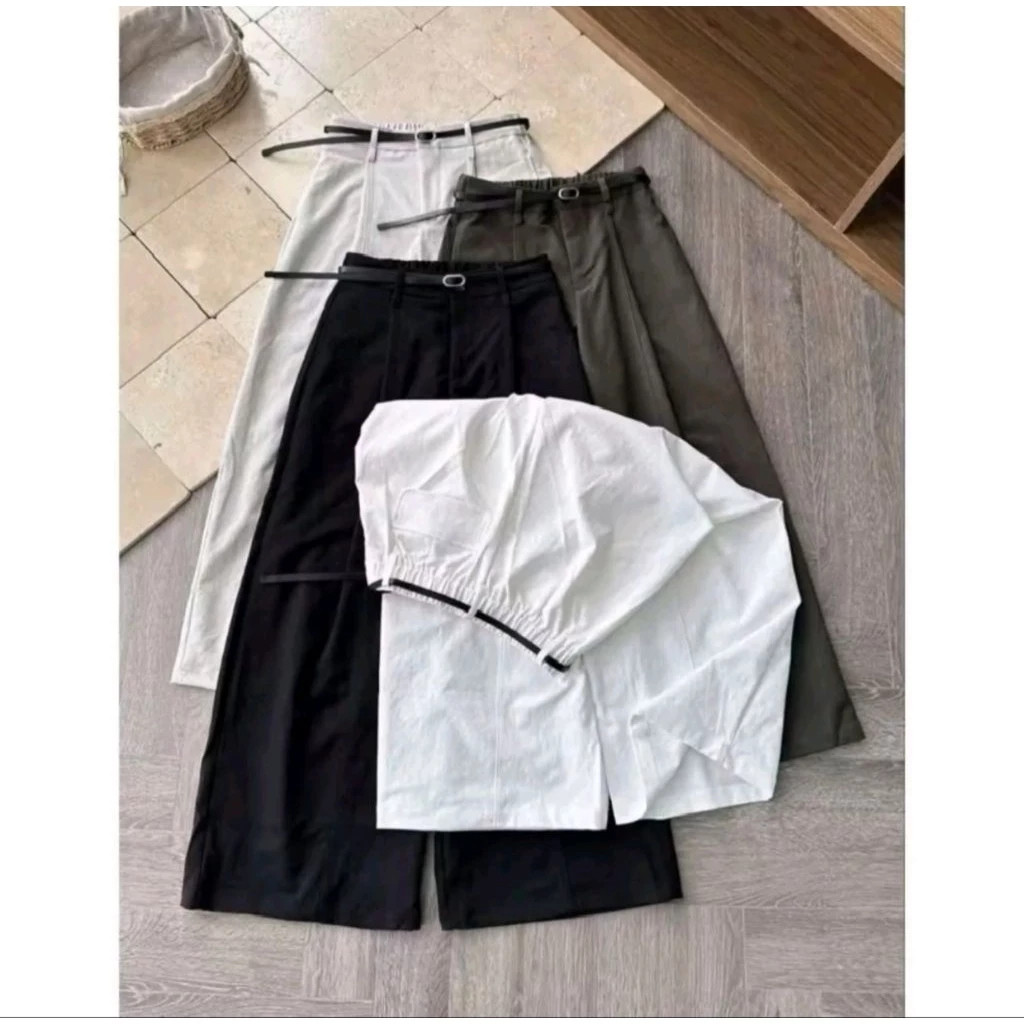 Quần Suông Khóa Kaki Nữ QCCC Lưng Chun Sau Có 2 Phiên Bản Chiều Dài 93cm và 102cm - Nữ