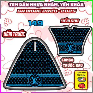 Combo Tem Dán Nhựa Nhám Sh Mode 2020-2025 Dán Trang Trí Chống Trầy Decal Nhãn Dán