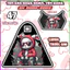 Combo tem dán yếm trước sau SH 125i 150i 160i 2020-2025 trang trí chống trầy decal sticker nhãn dán