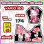 Combo Tem dán Yếm Nhựa Nhám Vario 160 Dán Trang Trí Hello Kitty Decal Nhãn Dán