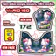 Combo Tem dán Yếm Nhựa Nhám Vario 160 Dán Trang Trí Hello Kitty Decal Nhãn Dán