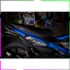 Tem Dán Tem Đỏ Xanh Trắng Đen Satria Mẫu Mới Decal 3 Lớp cao cấp chống nước Logo mã 3083F