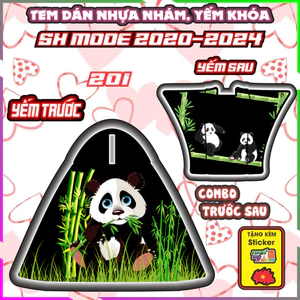 Combo Tem Dán Yếm Khóa SHMODE 2020-2025 Dán Trang trí Chống Trầy Decal Stcker Nhãn Dán