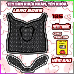 Combo Tem Dán Yếm Khóa LEAD 2025 Dán Trang Trí Chống Trầy Tom And Jerry Nhãn Dán