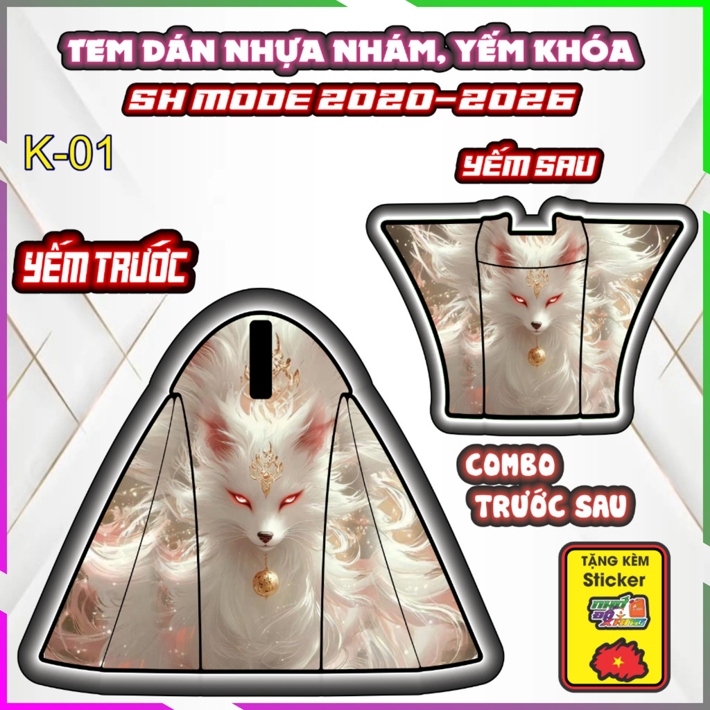 Bộ Nhãn Dán Yếm Nhựa Nhám SH MODE 2020 2026: Trang Trí và Bảo Vệ, Chống Trầy Tuyệt Vời!