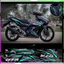 Tem rời winnerx xám đen GTR mẫu phối đủ màu decal 3 lớp cao cấp chống nước - Nhãn Dán