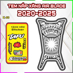 TEM NẮP XẰNG AB 2020-2025 TRANG TRÍ CHỐNG TRẦY