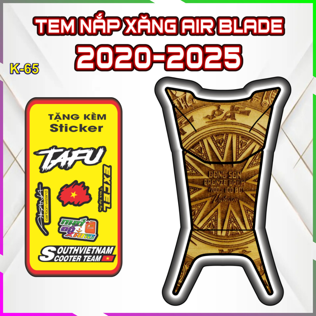 TEM NẮP XẰNG AB 2020-2025 TRANG TRÍ CHỐNG TRẦY
