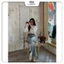 Áo sơ mi nữ cổ sen phối ren dáng rộng tay bồng DIA SHIRT