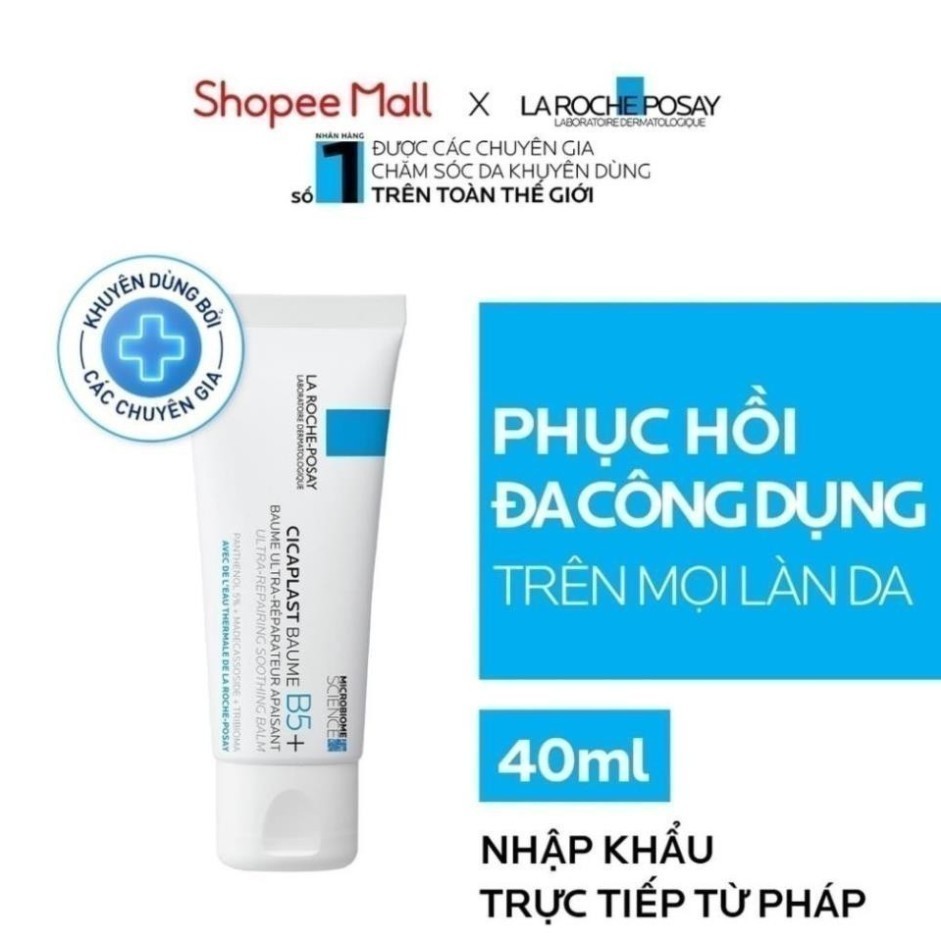 Kem Dưỡng Phục Hồi Da La Roche-Posay Cicaplast Baume B5 B5+ 40ml & 100ml Của Pháp