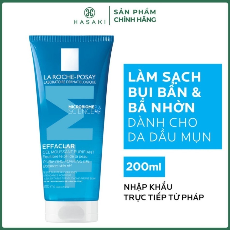[Shop Mall] Sữa Rửa Mặt Tạo Bọt La Roche Posay Effaclar Foarming Gel 400ml và 200ml Sona