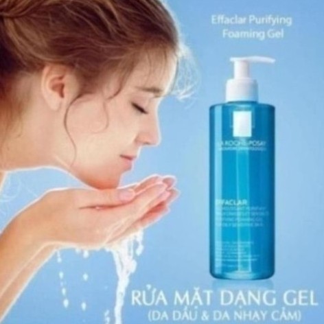 [Shop Mall] Sữa Rửa Mặt Tạo Bọt La Roche Posay Effaclar Foarming Gel 400ml và 200ml Sona