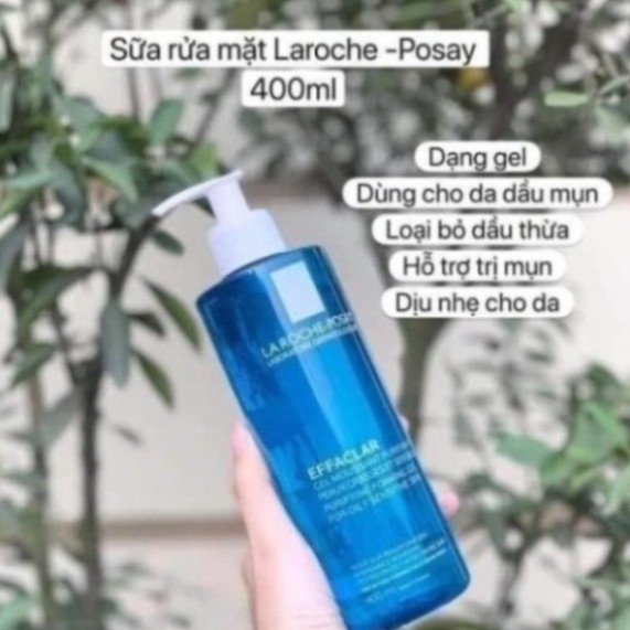 [Shop Mall] Sữa Rửa Mặt Tạo Bọt La Roche Posay Effaclar Foarming Gel 400ml và 200ml Sona