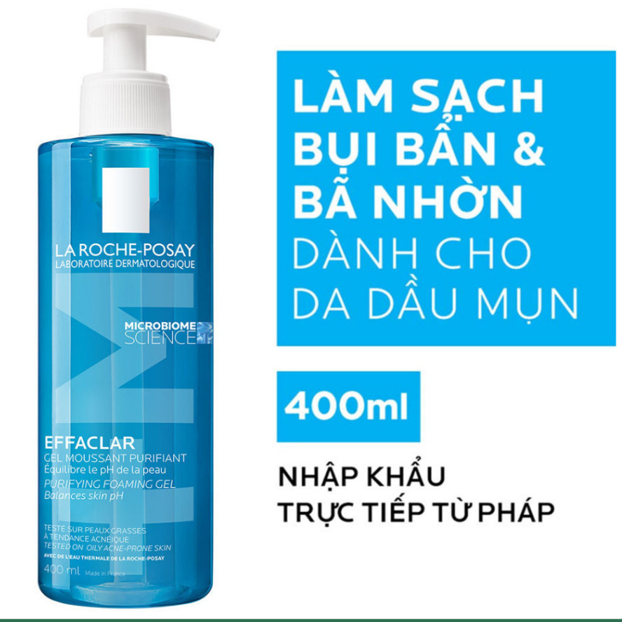 [Chính Hãng] Sữa Rửa Mặt Tạo Bọt La Roche Posay Effaclar Foarming Gel 400ml và 200ml Sona