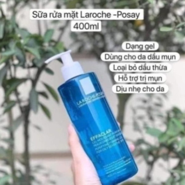 [Chính Hãng] Sữa Rửa Mặt Tạo Bọt La Roche Posay Effaclar Foarming Gel 400ml và 200ml Sola