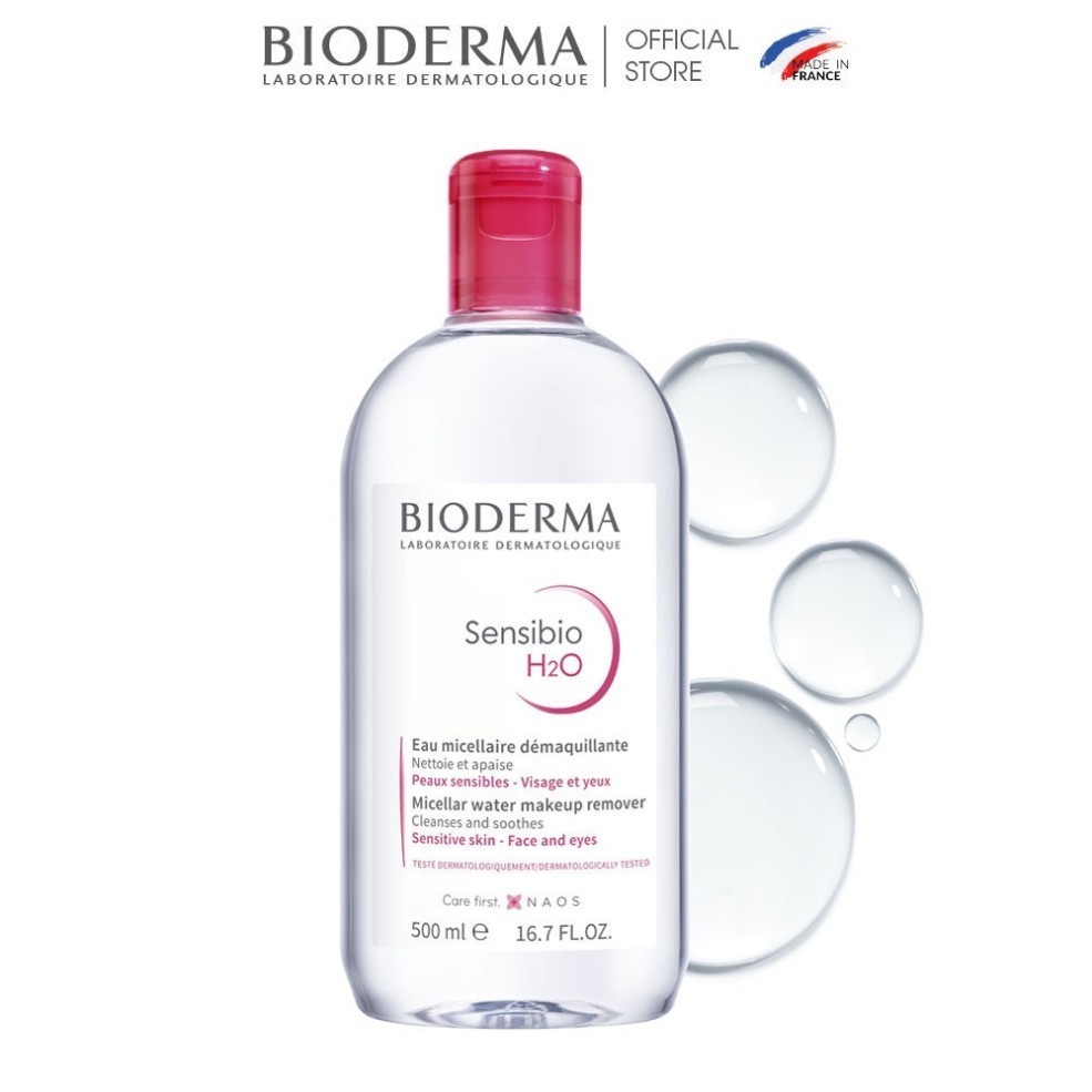 Nước Tẩy trang Bioderma Sensibio + Sebium H2O Sạch Sâu, Dịu Nhẹ Cho Da Nhạy Cảm, Da Dầu 100ml 500mlCo Co Shop