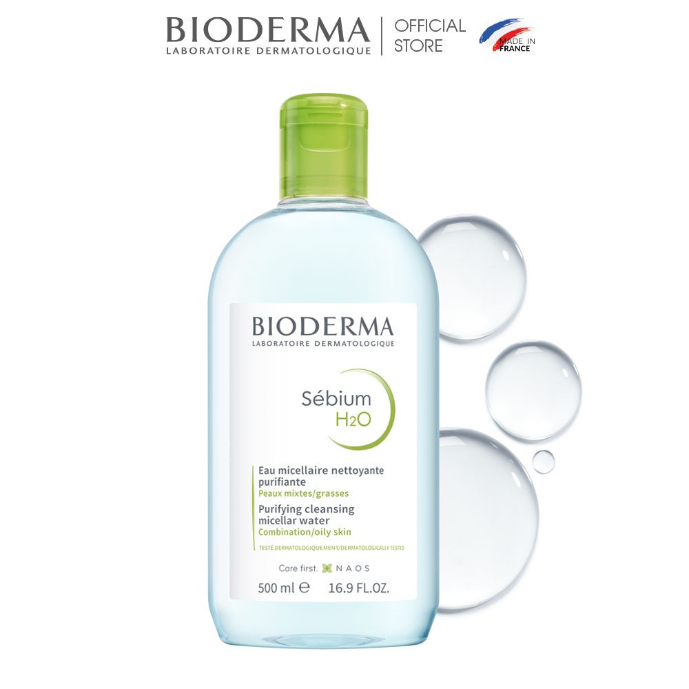 Nước Tẩy trang Bioderma Sensibio + Sebium H2O Sạch Sâu, Dịu Nhẹ Cho Da Nhạy Cảm, Da Dầu 100ml 500mlCo Co Shop