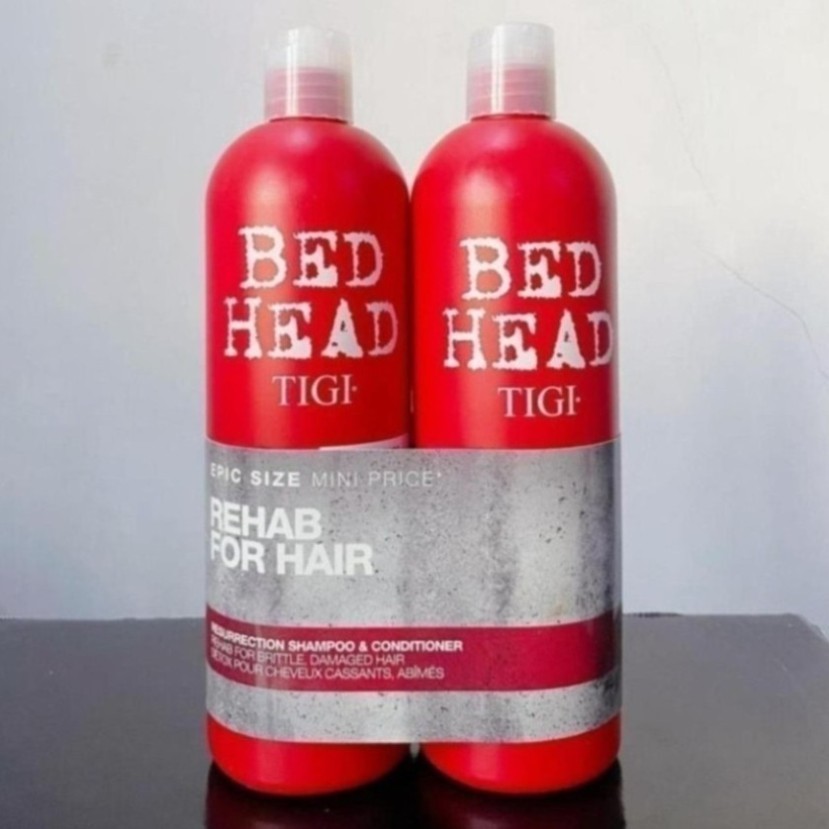 Dầu Gội Xả Tigi Đỏ Bed Head Phục Hồi Cấp Độ 3 - 750ml Cặp Dầu Gội Đầu Xả Phục Hồi Tóc Hư Tổn Eli Eli