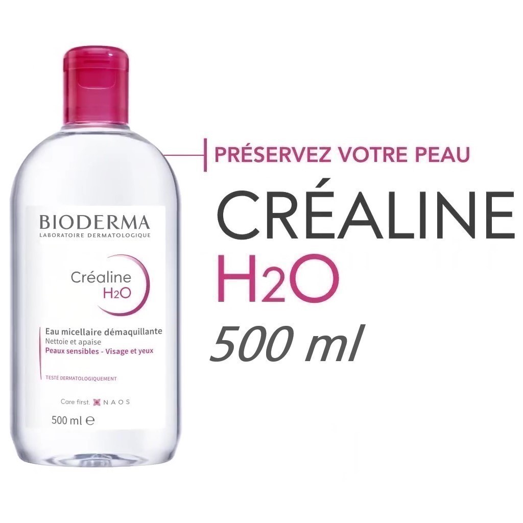 Nước Tẩy trang Bioderma Sensibio + Sebium H2O Sạch Sâu, Dịu Nhẹ Cho Da Nhạy Cảm, Da Dầu 100ml 500ml Sola Shop