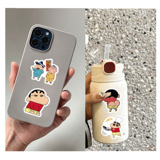Bộ 120 / 60 Sticker Hoạt Hình Cậu Bé Bút Chì Shin-chan Trang Trí Điện Thoại Laptop Notebook