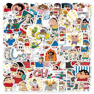 Bộ 120 / 60 Sticker Hoạt Hình Cậu Bé Bút Chì Shin-chan Trang Trí Điện Thoại Laptop Notebook