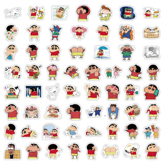 Bộ 120 / 60 Sticker Hoạt Hình Cậu Bé Bút Chì Shin-chan Trang Trí Điện Thoại Laptop Notebook