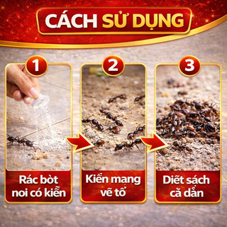 Thuốc Diệt Kiến Siêu Mạnh Diệt Tận Gốc Tổ Kiến Trong Nhà Bếp Phòng Ngủ Hiệu Quả Nhanh