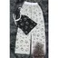 Bộ Áo 2 Dây Thun Tăm In Mèo Kitty Phối Viền Cổ + Quần Dài Cạp Trắng In Mèo Xinh Xắn Dễ Thương
